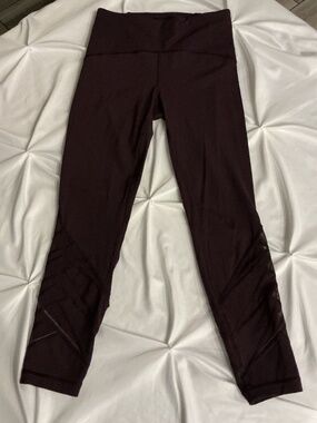Lululemon Maroon Leggings